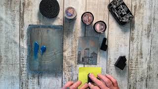 Gelli Printing with Art Bites - A New Day