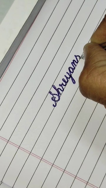 shreyanshi-name-in-cursive-writing-trending-shorts-viral