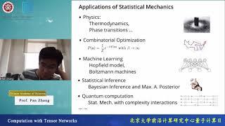 Pan Zhang, Computation with Tensor Networks