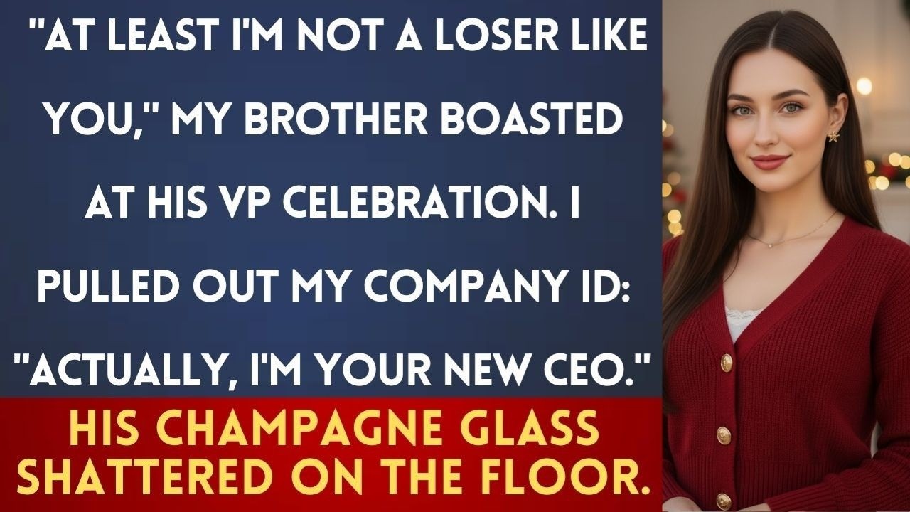 На вечеринке по случаю его повышения по службе брат назвал меня неудачником, поэтому я показал ем...