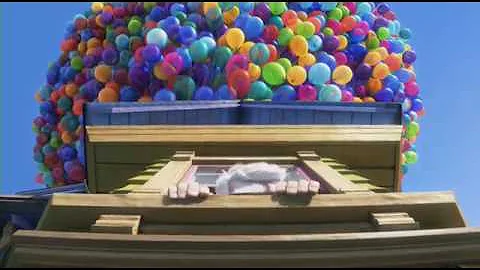 Up (2009): Sollevamento Casa con palloncini - Full-Hd - ITA