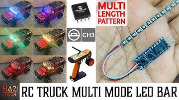 RC Truck LED Bar Controller With Pattern & LED Quantity Change | Ready made | ATtiny85