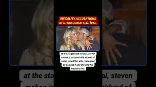 Steven McBee Jr. accuses Allie Eklund of cheating during the Stagecoach Festival!