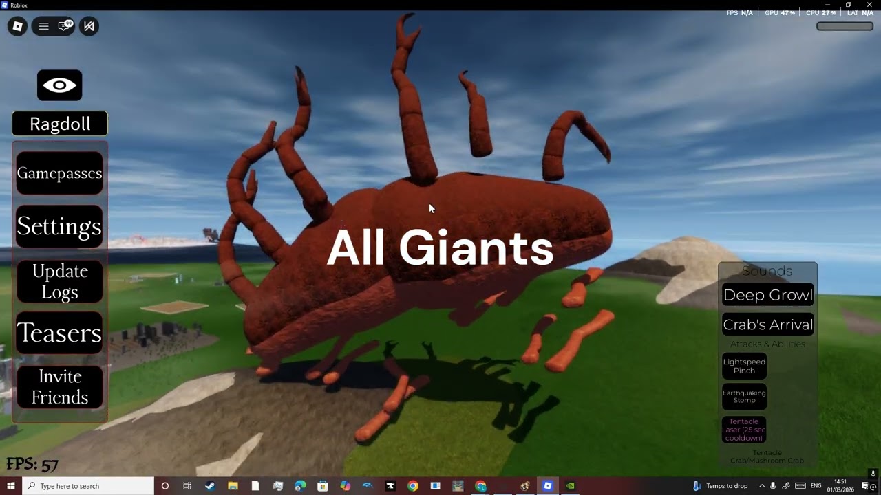 All Giants And SCP 169 ROTTG