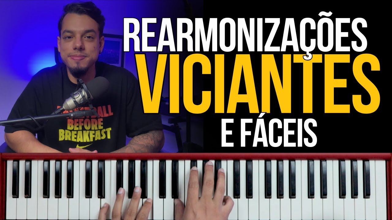 4 REARMONIZAÇÕES pra você CAUSAR! - Aula de Teclado