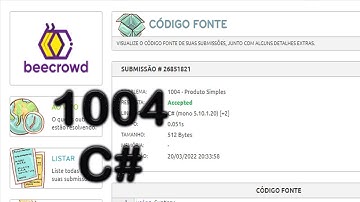Exercício de Lógica de Programação Beecrowd 1004 C# (CSharp)