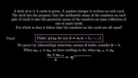 2020 IMO Problem 5 Solution: Arithmetic and Geometric Mean
