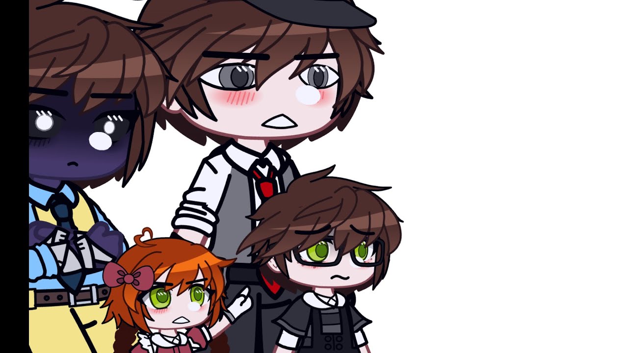 Aftons React To Their Old Designs || JustGaxha || FNaF || 1/2 || DESC ...
