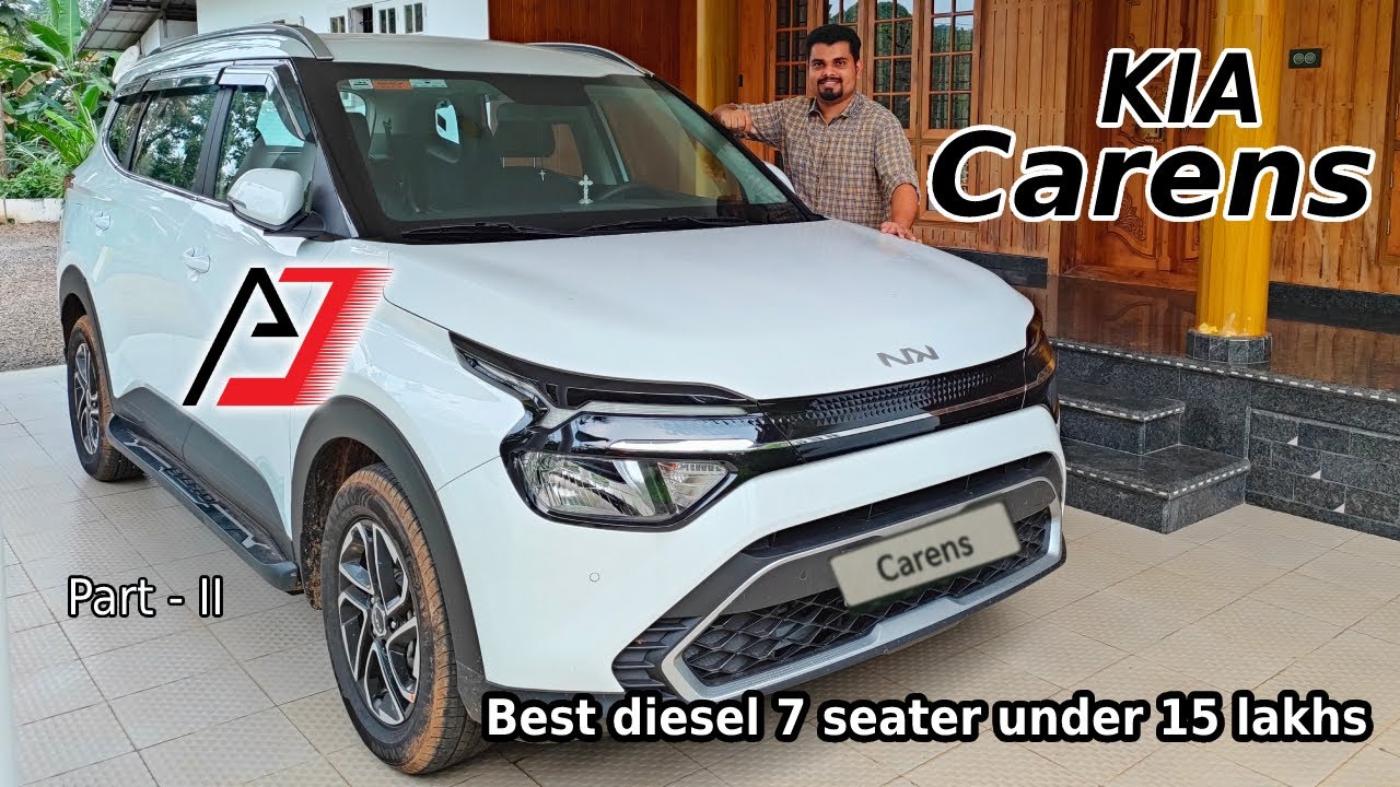Kia Carens Prestige Plus Malayalam Review Part 2 | Best 7 seater diesel MPV  below 15 lakhs #carens