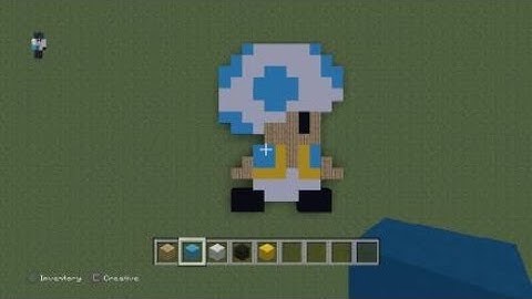 Minecraft - 8 Bit Toad - How to Build - Lukeworld