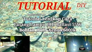 #tutorial pasang lampu hid di motor supra fit |Hadi Sutrisno