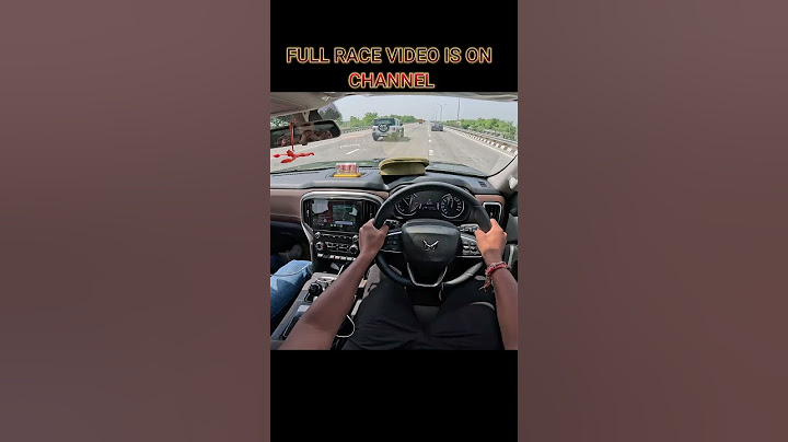 THAR ROXX VS SCORPIO N  DRIVER POV EXPRESSWAY RACE (150 KMH)