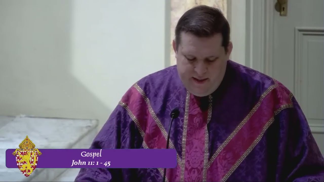 Sunday Mass for March 17, 2025 the 5th Sunday of Lent from the