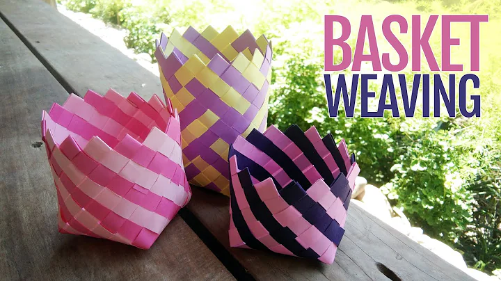 How to Weave a Basket | Paper Craft