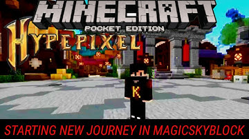 Starting New Journey Again In | MagicSkyBlock | Hypixel Like Server | KR GAMAING