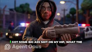 K3sher - Outside In Da Rain (Official Visualizer) (dir. by Agent Opus)
