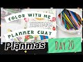 PLANMAS DAY 20 | COLOR WITH ME | CHRISTMAS COLORING BOOK | CHAT Q &amp; A