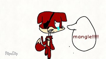 Foxy x mangle FNAF flipaclip