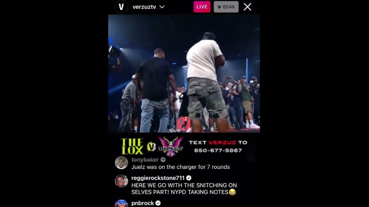 Watch how #jadakiss puts #juelz in his place during the #verzuz battle 😂 #thelox #dipset