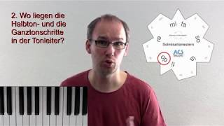 Klavier 1/5 - Solmisation auf der Klaviatur