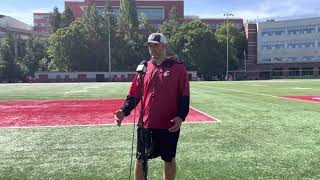 Kyle Krantz post practice Aug. 11