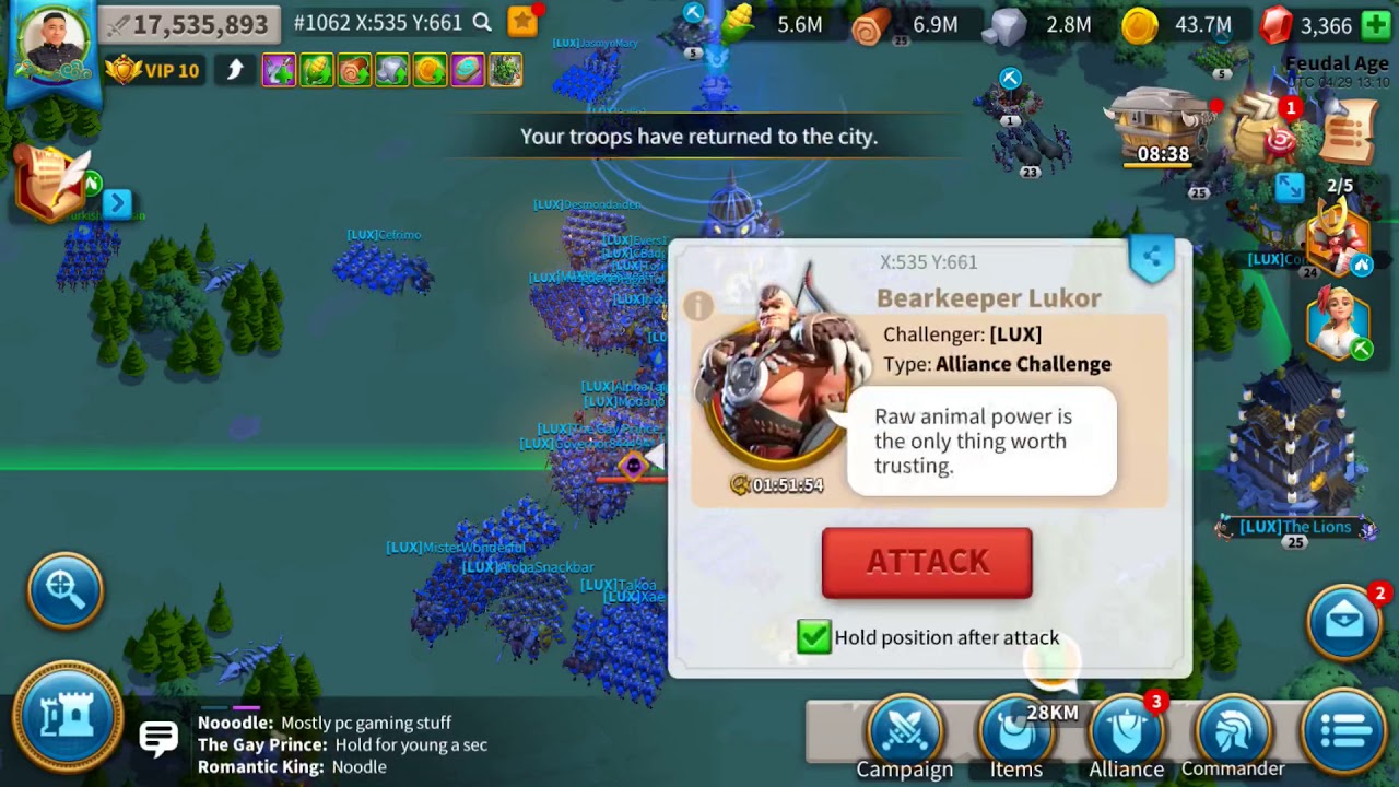 Rise of Kingdoms- Karuak Ceremony Alliance Challenge Two