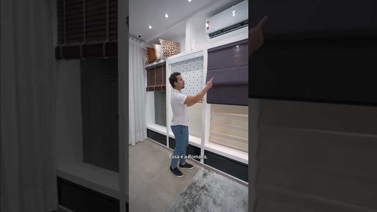 Persiana Rolo e Cortina Romana | Personalize com a Decortini