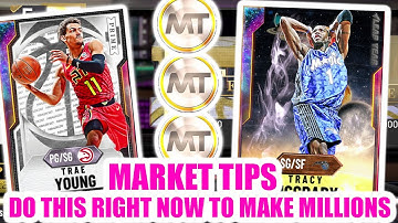 INSANE MARKET TIPS! DO THIS RIGHT NOW TO MAKE MILLIONS! | NBA 2K20 MY TEAM