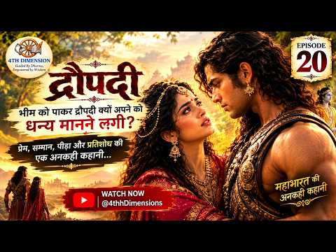 भीम को पाकर द्रौपदी क्यों स्वयं को धन्य मानने लगी? | Episode20 #mahabharat #arjun