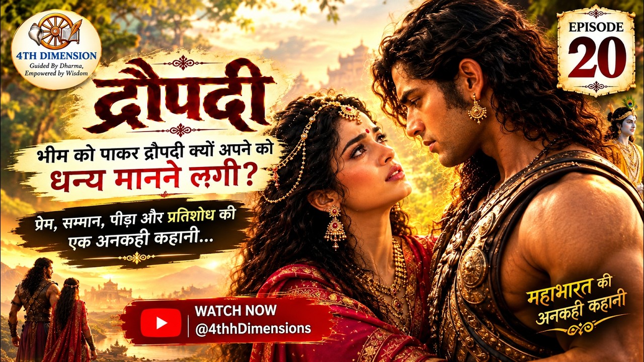 भीम को पाकर द्रौपदी क्यों स्वयं को धन्य मानने लगी? | Episode20 #mahabharat #arjun