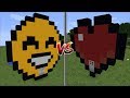 Minecraft HAPPY EMOJI HOUSE VS HEART HOUSE MOD / HOUSE BUILD BATTLE !! Minecraft