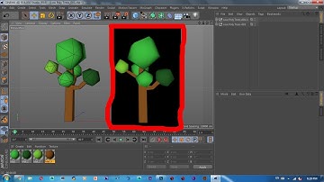 Cinema 4D Tutorial | How to Modeling Low Poly Trees _ 001| By: You Tith