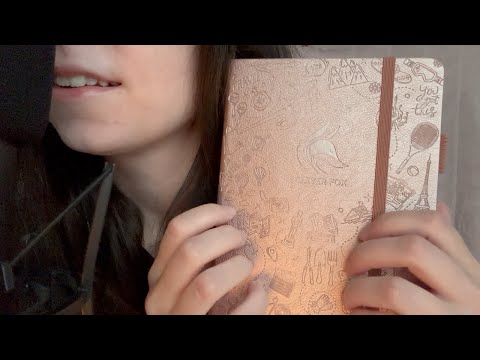 ASMR Whispering to You About My New Planner | Tapping, Tracing, Tingles