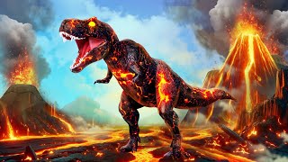 Volcano Dinosaur Attack On Baby Dinosaurs | Funny Dinosaurs Great Escape Adventure