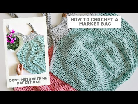 Crocheted Market Bags: Cotton vs. Acrylic 