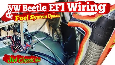 Haltech EFI Wiring Harness & Fuel System Update |Turbo VW Beetle | JW Classic VW