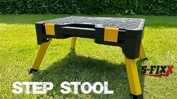 S-FIXX / Heavy Duty Step Stool Storage Unit