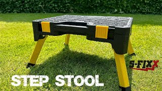 S-FIXX / Heavy Duty Step Stool Storage Unit