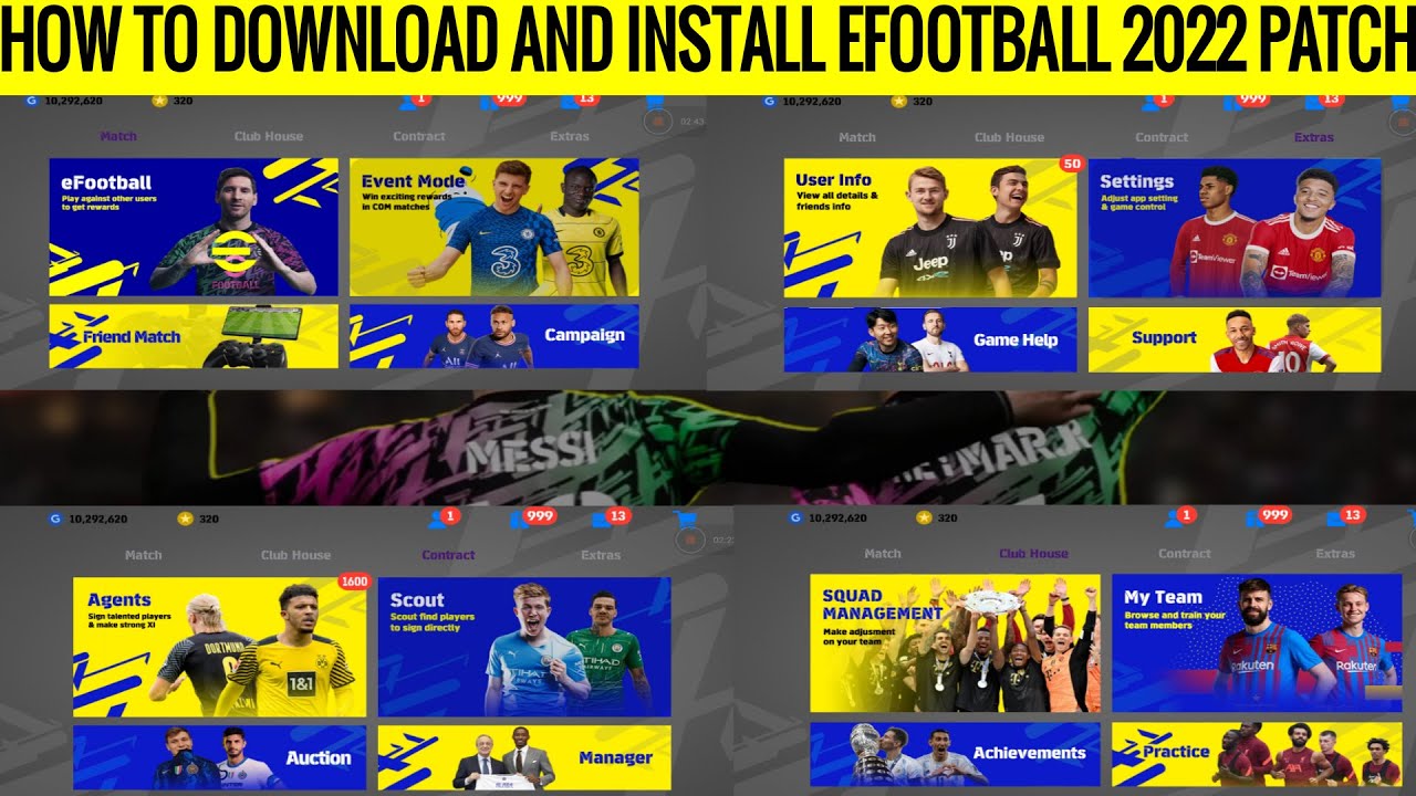 Font eFootball: download and install on the WEB site