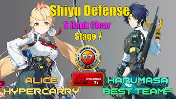 Shiyu Defense Floor 7 S Clear | M0S0 Alice + M0S0 Harumasa | Zenless Zone Zero 2.1