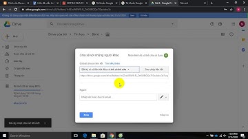 Hướng dẫn tạo thư mục nộp bài trên Drive