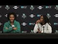 Jonquel Jones & Kayla Thornton End of Season Press Conference | New York Liberty