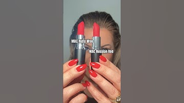 TEAM RUBY WOO or RUSSIAN RED!? MACximal lipstick is here😍 @maccosmetics #MACCrew #MACAmbassador