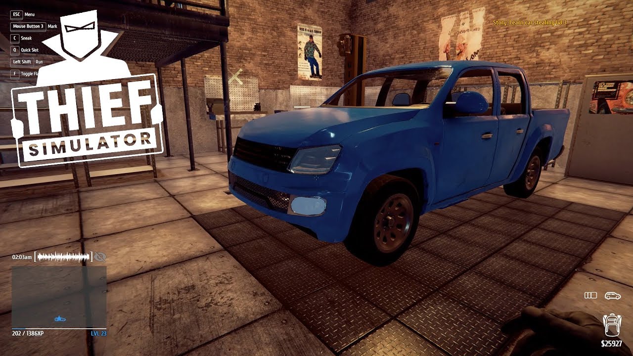 STEALING A CAR Rigged With A Car Alarm - Thief Simulator