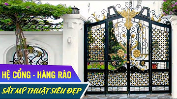 Tạo Điểm Nhấn Cho Mẫu Nhà Ống Tân Cổ Điển Với Hệ Cổng - Hàng Rào Sắt Mỹ Thuật Siêu Đẹp Này