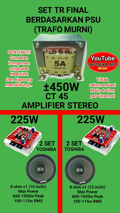 Power amplifier 5A ct 45 #youtubeshorts