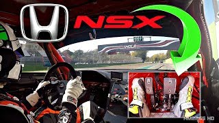 Honda NSX 3.5L Stroker V6 ITB's ONBOARD @ Imola + Footwork Cam with Heel-Toe