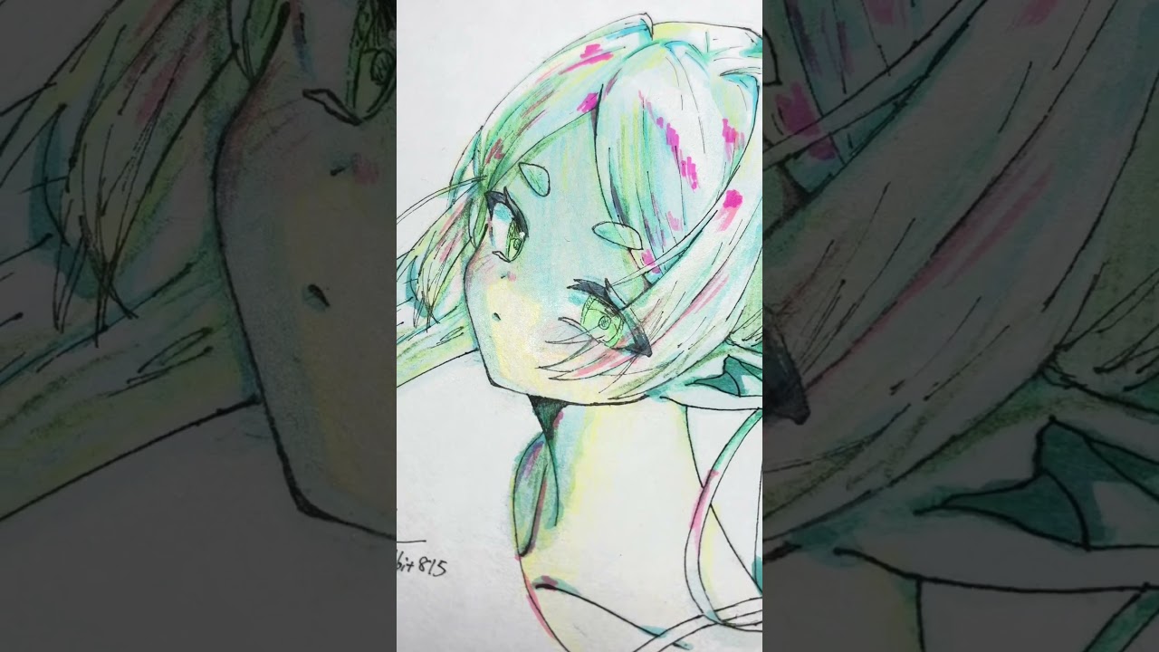 【イラスト】弟に色紙をもらったのでフリーレン描いてみた！💞 #イラスト #葬送のフリーレン