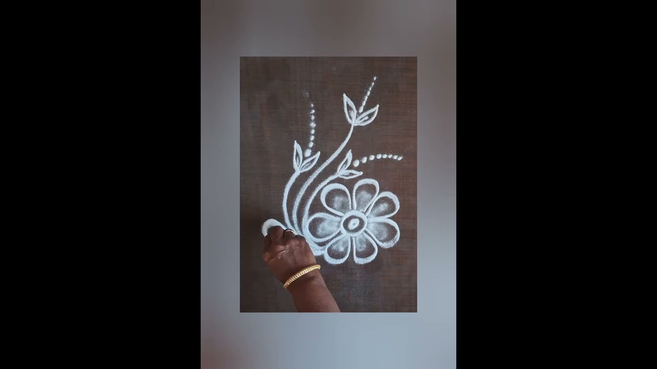 simple Rangoli daily use 