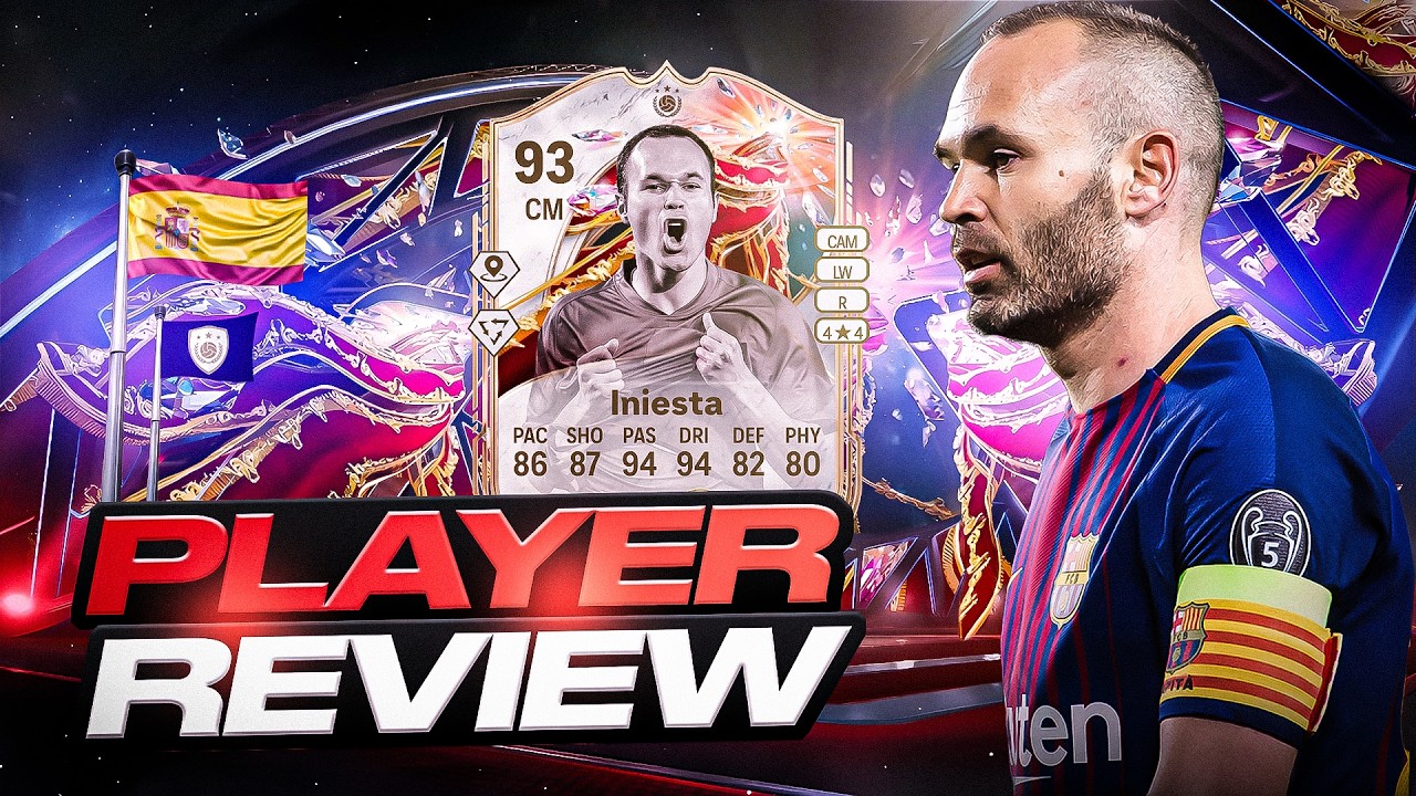 93 KNOCKOUT ROYALTY ICON INIESTA PLAYER REVIEW - EA FC 26 ULTIMATE TEAM